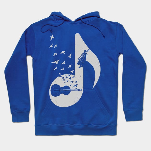 Musical - Double Bass Hoodie by barmalisiRTB